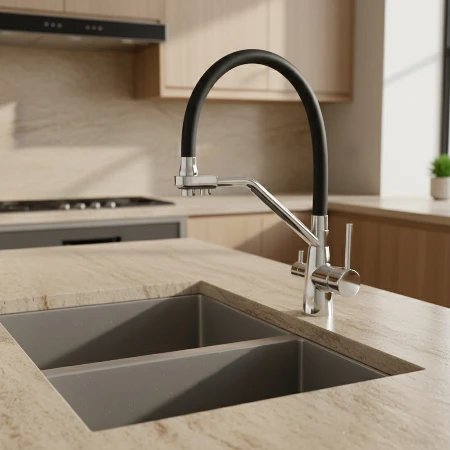 Slavina sa tušem inox LUX 3u1