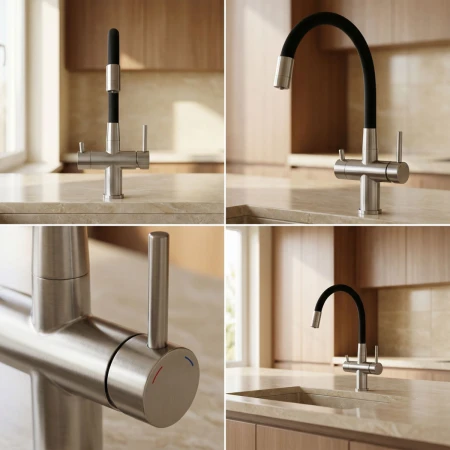 Slavina klasik inox ART 3u1