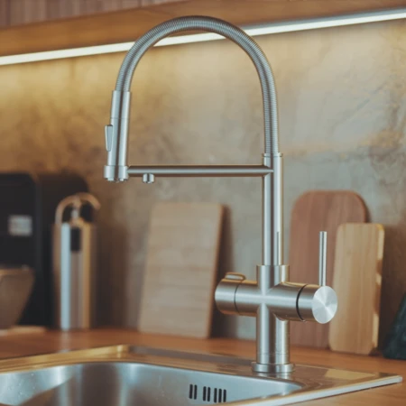 Slavina fleksibilna sa tušem inox EXOTIC 3u1