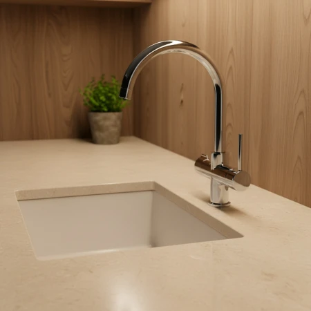 Slavina obla inox STANDARD 3u1